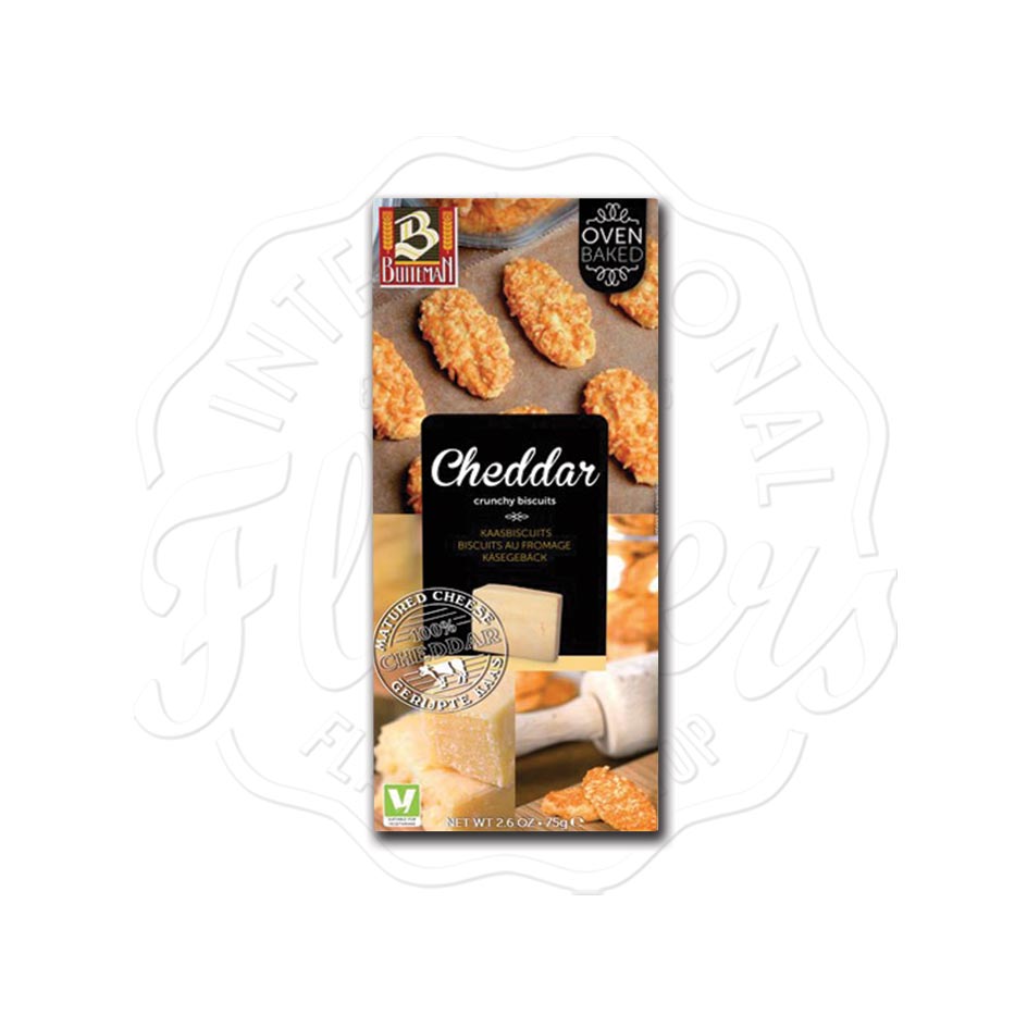 Buiteman Matured Cheddar Cheese Biscuits 75g