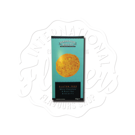 Farmhouse Biscuits Gluten Free White Chocolate & Brazil Nuts 150g