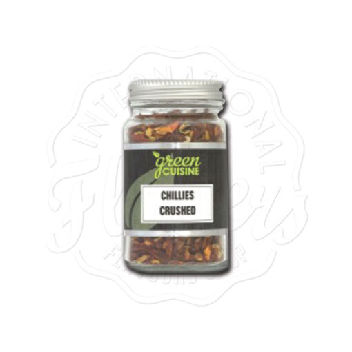 Green Cuisine Chillies Crushed Jar 30g