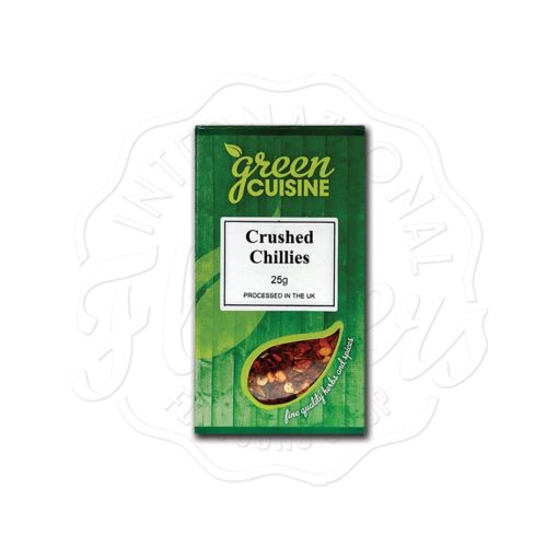 Green Cuisine Crushed Chillies 25g