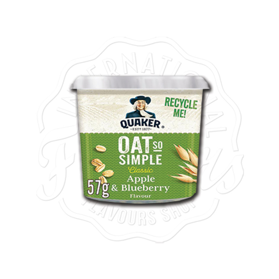 Quaker Oat So Simple Apple & Blueberry Porridge Pot 57g