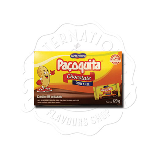 Paçoquita Rolha de Chocolate Crocante Santa Helena 8 Uni 120g