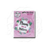 Mum In a Million Badge on Card