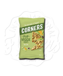 Corners Pop Veggie Crisps Peas, Beans and Corn Sea Salt 85g