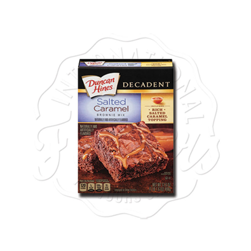 Duncan Hines Brownie Mix Salted Caramel 498g Flavers International