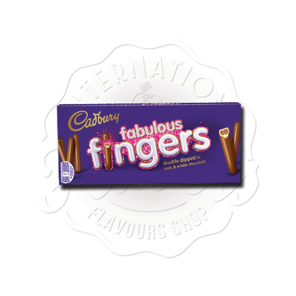 Cadbury Fabulous Fingers Milk White Double Dipped Chocolate 110g