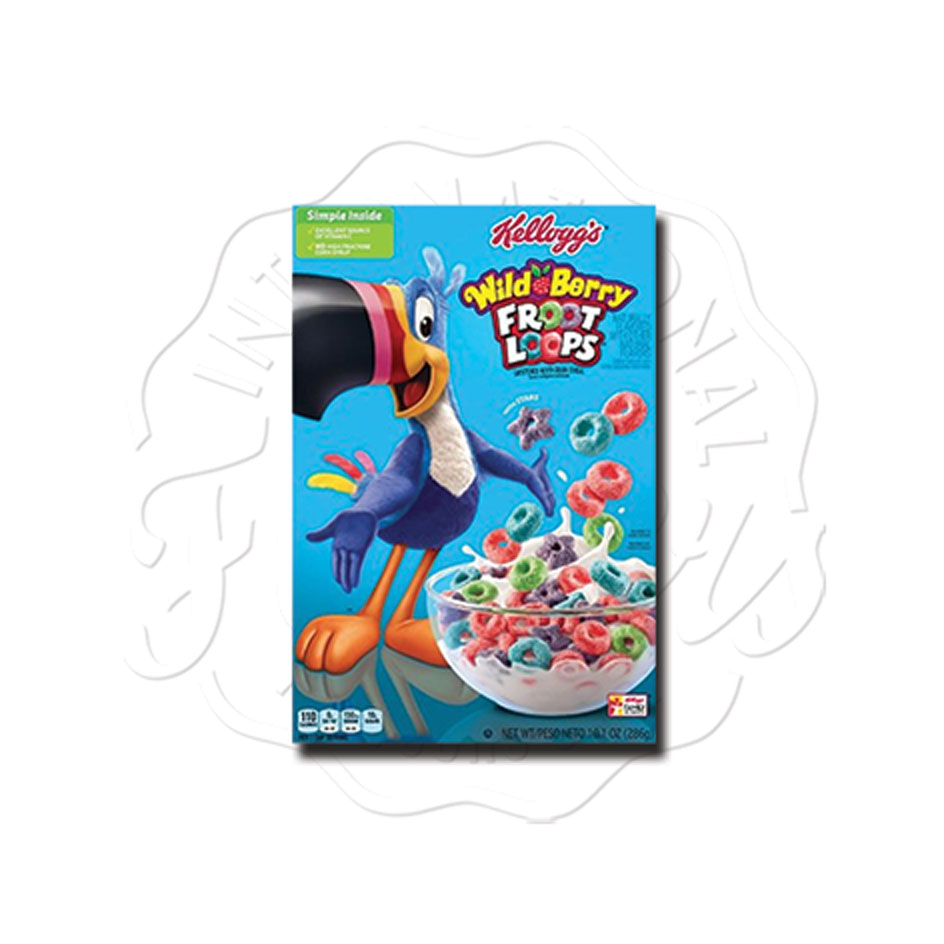Kellogg's Froot Loops Wild Berry Cereal 286g Flavers International