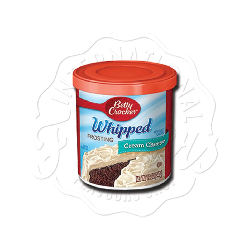 Betty Crocker Whipped Cream Cheese Frosting 340g Flavers