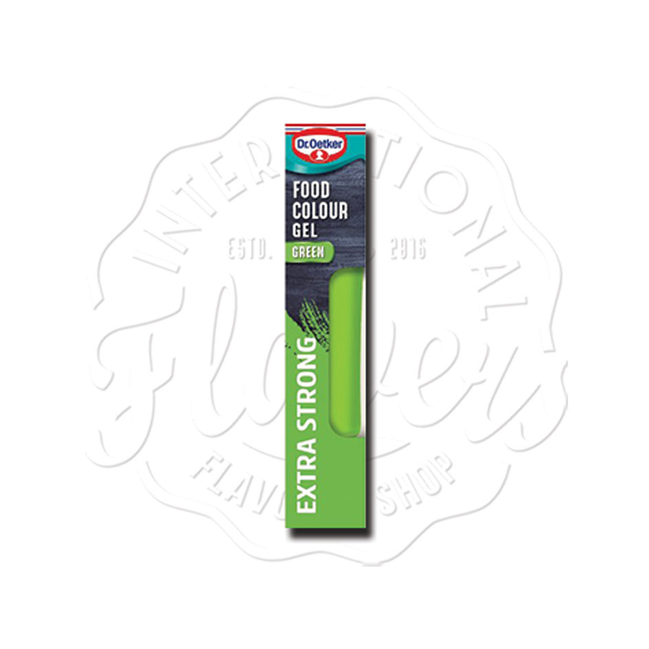 Dr Oetker Food Colour Gel Green Extra Strong 15g Flavers