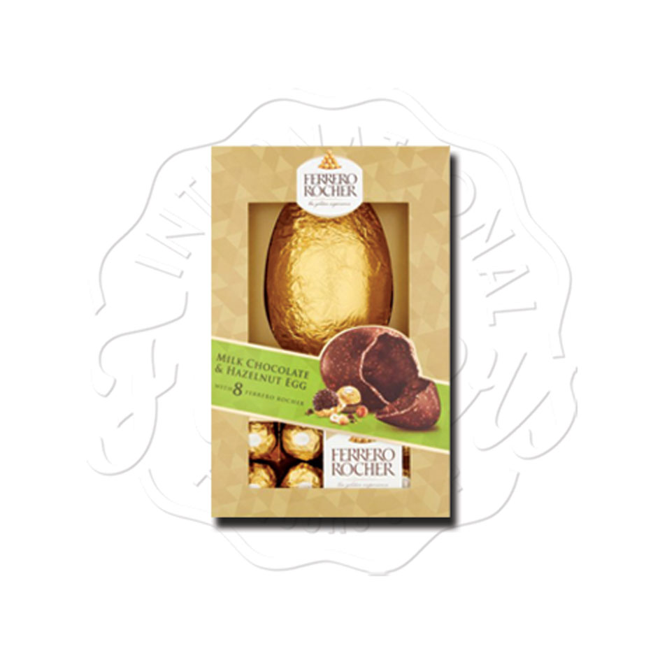Ferrero Rocher Milk Chocolate and Hazelnut Egg 275g Flavers