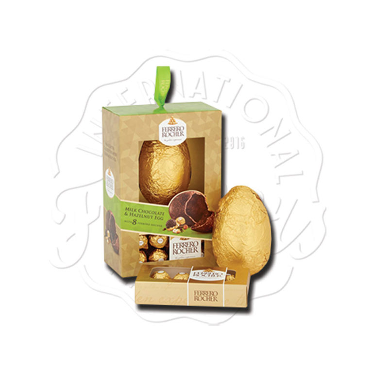 Ferrero Rocher Milk Chocolate and Hazelnut Egg 275g Flavers