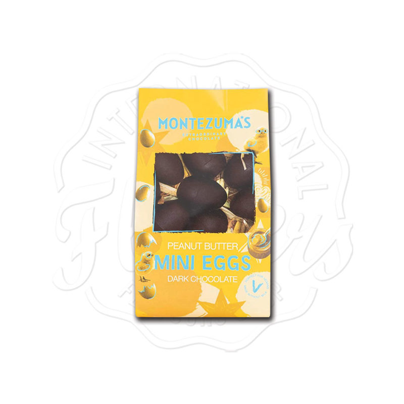 Montezuma's Dark Chocolate and Peanut Butter Mini Eggs 150g Flavers