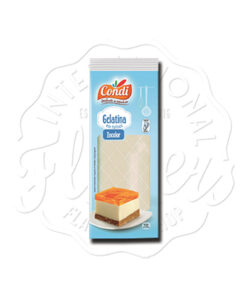 Condi Gelatina em Folhas Incolor 8g