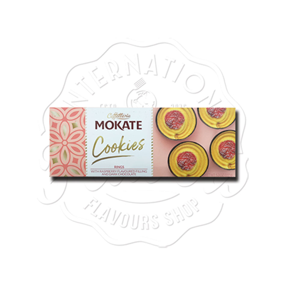 Caffetteria Mokate Raspberry and Dark Chocolate Cookies 150g