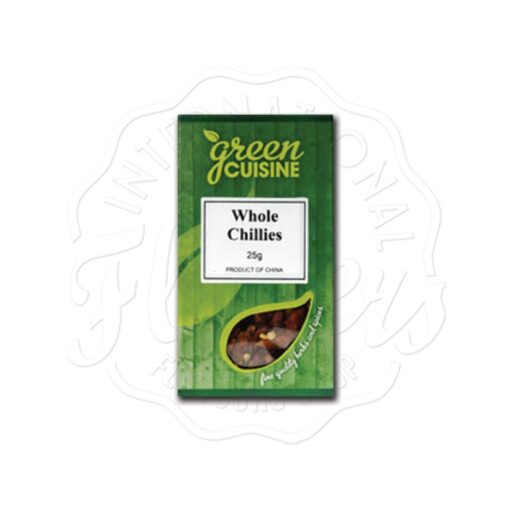 Green Cuisine Whole Chillies 25g