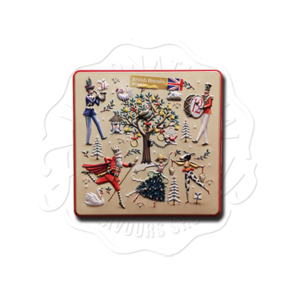 Grandma Wild's 12 Days of Christmas Shortbread Biscuits Tin 400g