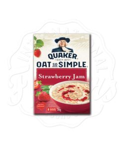 Quaker Oat So Simple Strawberry Jam 8 Sachets 266g