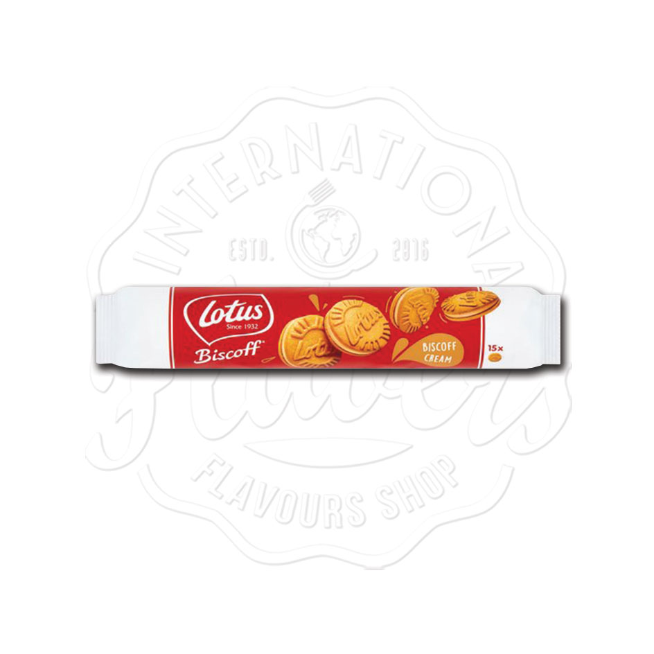 Lotus Biscoff Cream Sandwich Biscuits 150g Flavers International