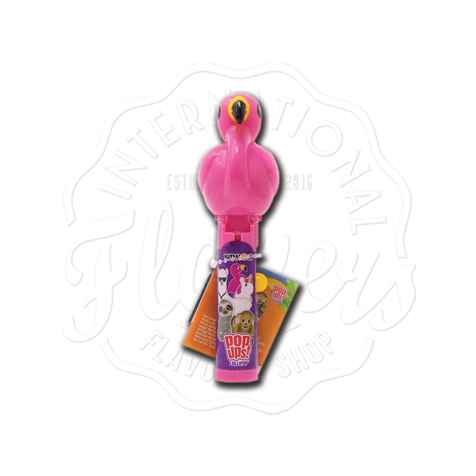 Bip Moji Pop Ups Lollipop 10g Flamingo