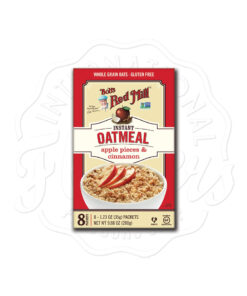 Bob's Red Mill Instant Apple Pieces & Cinnamon Gluten Free Oatmeal 280g