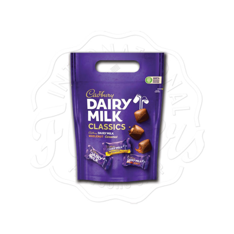Cadbury Dairy Milk Classics Assortment Pouch 350g Flavers