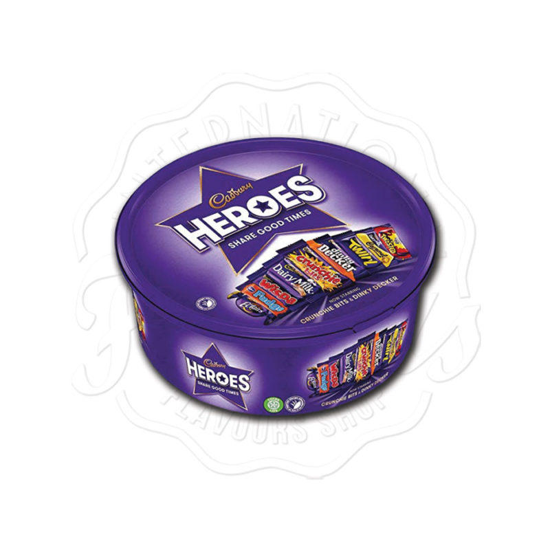 Cadbury Heroes Tub 600g Flavers International Flavours Shop