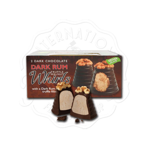 Hadleigh Maid 2 Dark Rum Walnut Truffle Whirls 90g