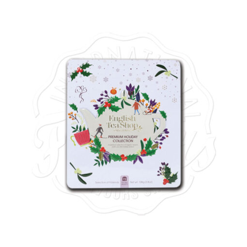 English Tea Shop Organic White Premium Holiday Collection 72's Tin 108g