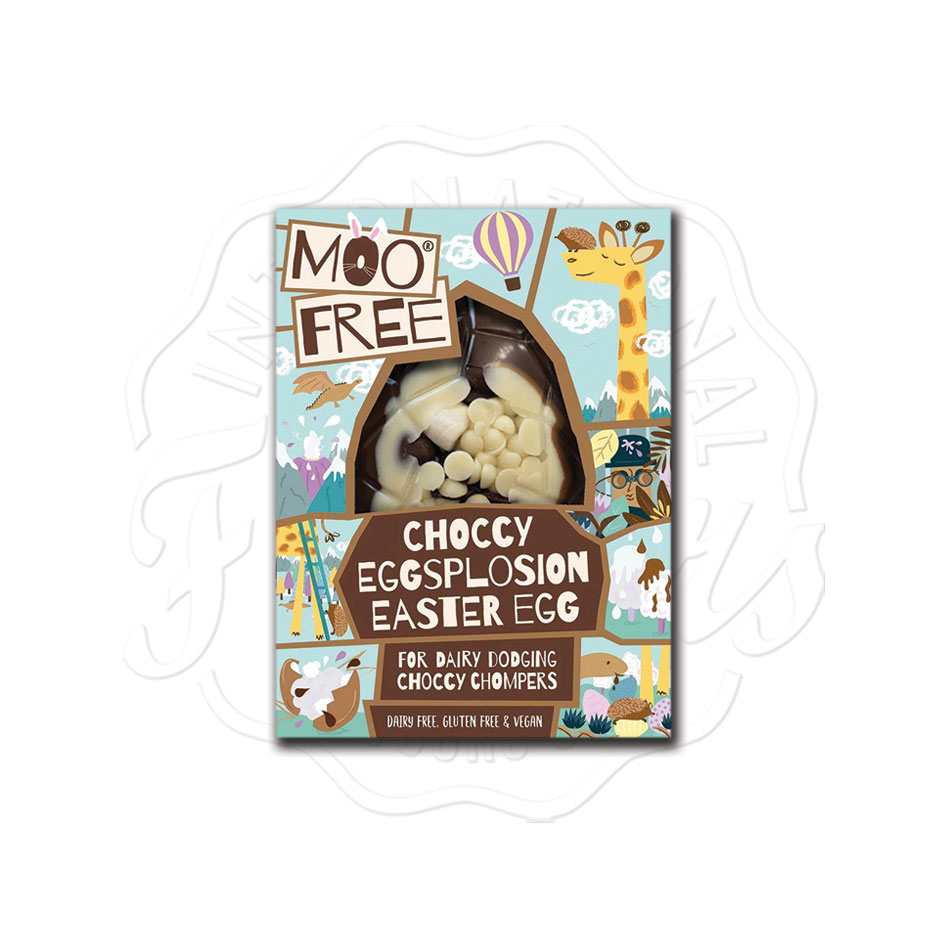 Moo Free Choccy Eggsplosion Vegan Easter Egg 80g