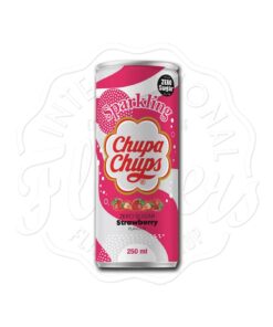 Chupa Chups Strawberry Sparkling Soda Zero Sugar 250ml