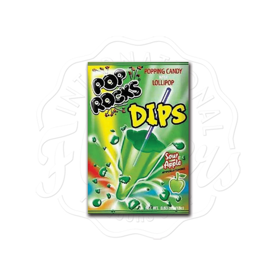 Pop Rocks Dips Sour Apple 18g - Flavers - International Flavours Shop