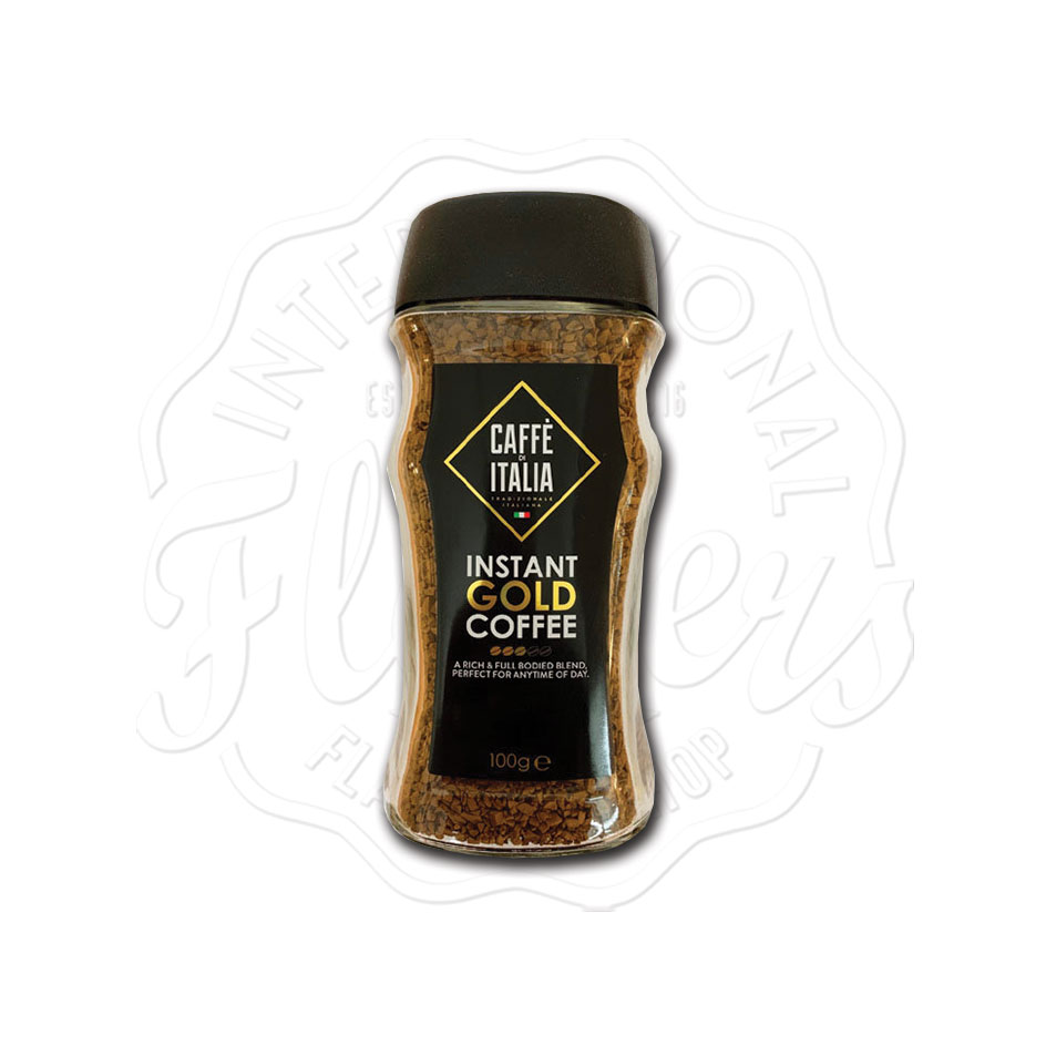 Caffé di Italia Instant Gold Coffee 100g Flavers International Flavours Shop