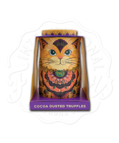 Monty Bojangles Savanna Gold Cat Tin with Cocoa Dusted Truffles 135g