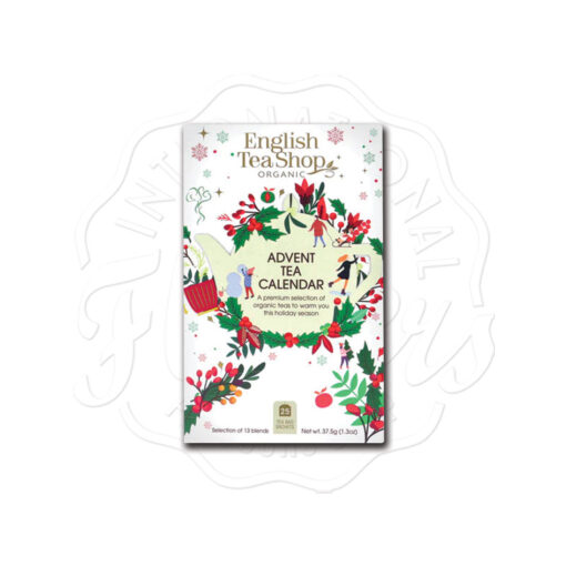 English Tea Shop Organic White Advent Tea Calendar 25’s 37.5g