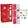 Giftmaker 10 Red & White Tree Christmas Crackers