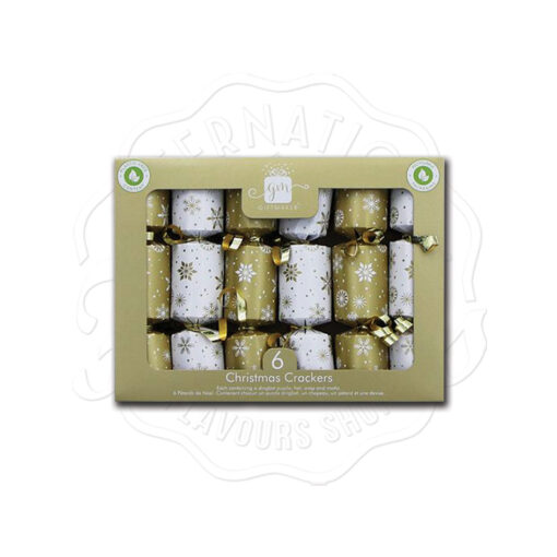 Giftmaker 6 Gold Mini Christmas Crackers