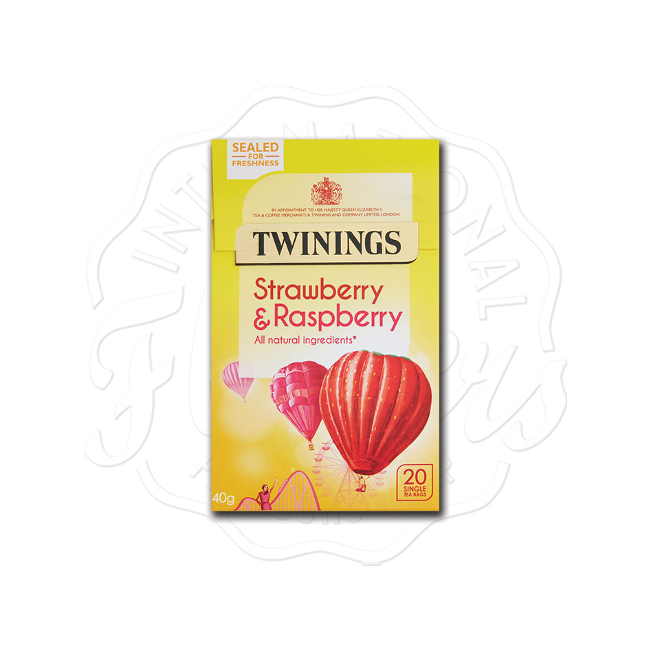 Twinings Strawberry & Raspberry 20’s 40g