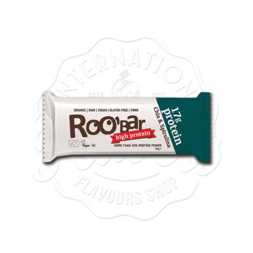 Roobar Chia Spirulina Protein Bar 60g