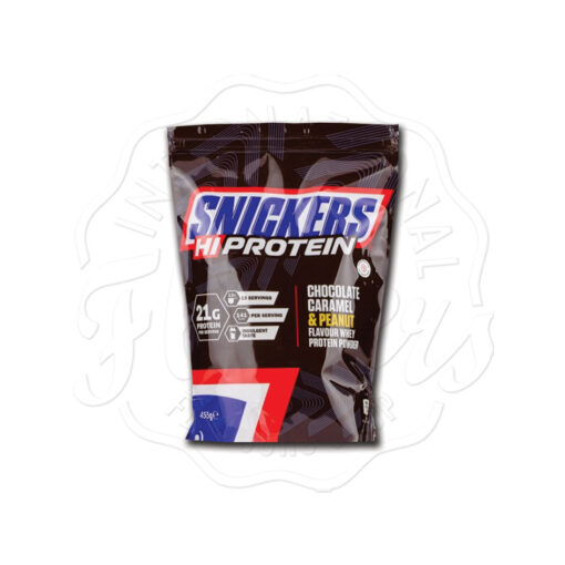 Snickers HI Protein Chocolate Caramel & Peanut Whey Protein Powder 455g