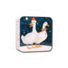 Farmhouse Biscuits Embossed Geese Tin 400g