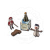Playin Choc Christmas Collection Organic Chocolate + Surprise Toy 20g