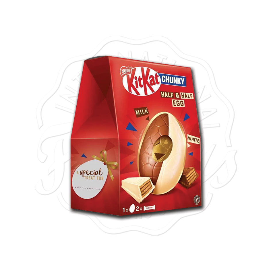 Nestlé Kit Kat Chunky Half Milk Half White 230g - Flavers ...