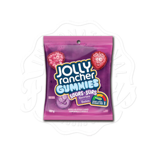 Jolly Rancher Gummies Sours Berries 182g