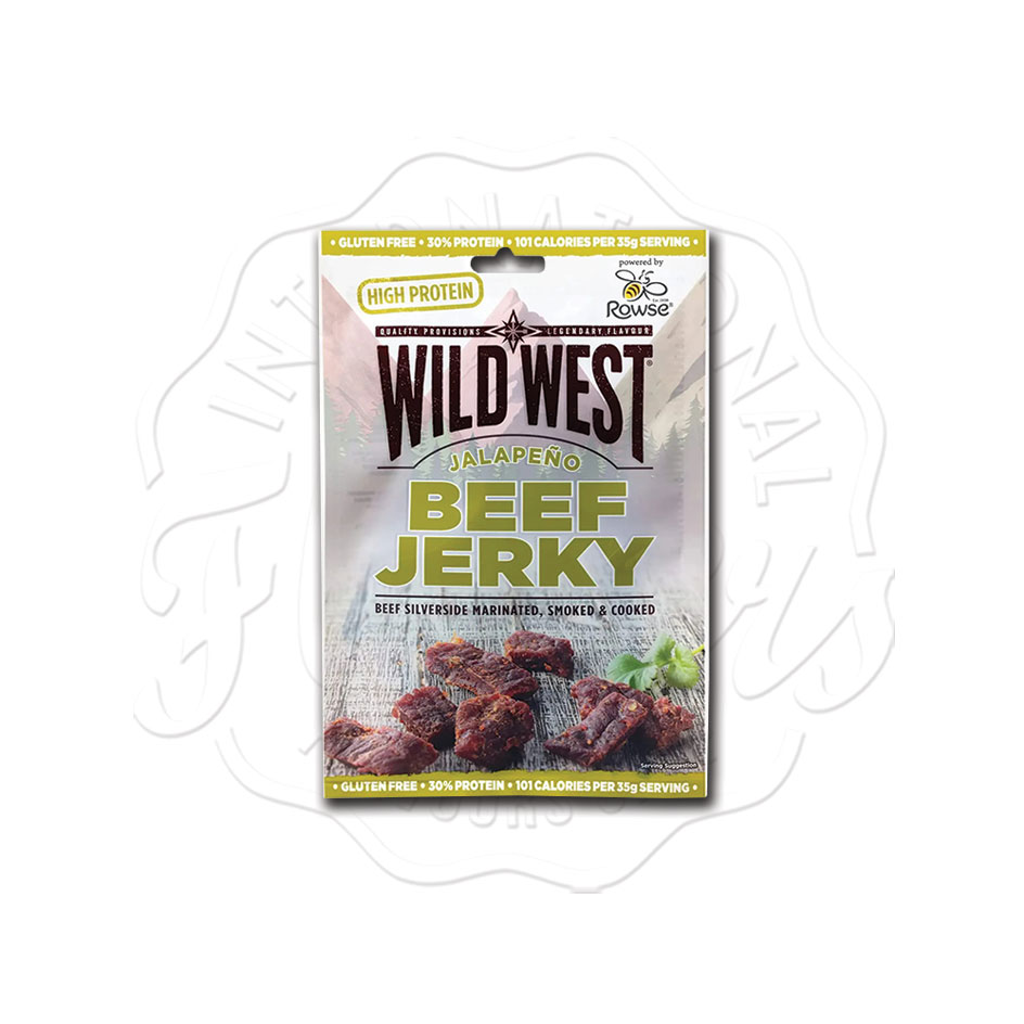 Wild West Jalapeno Beef Jerky 25g