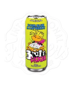 Brain Licker Sour Blue Raspberry Fizzy Candy Drink 500ml