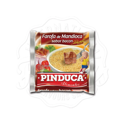 Pinduca Farofa Mandioca Sabor Bacon 250g
