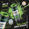 Candy Can Rick and Morty Sparkling Green Mix Sour Apple Drink Zero Sugar 330ml