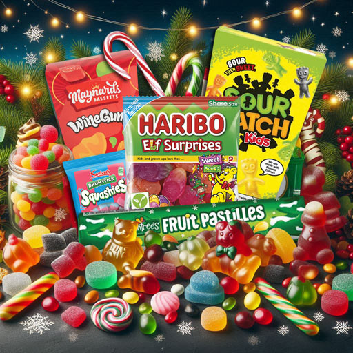 Banner Candies e Gomas de Natal