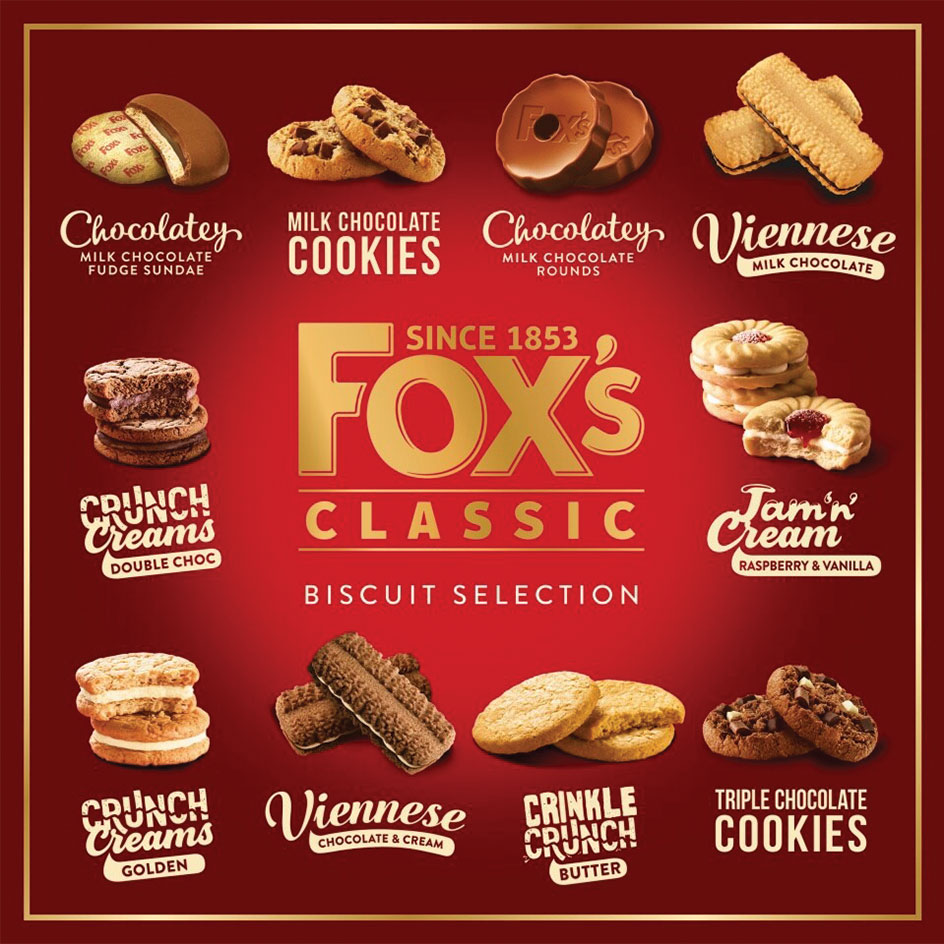 Fox s Classic Biscuit Selection 550g Flavers International Flavours 