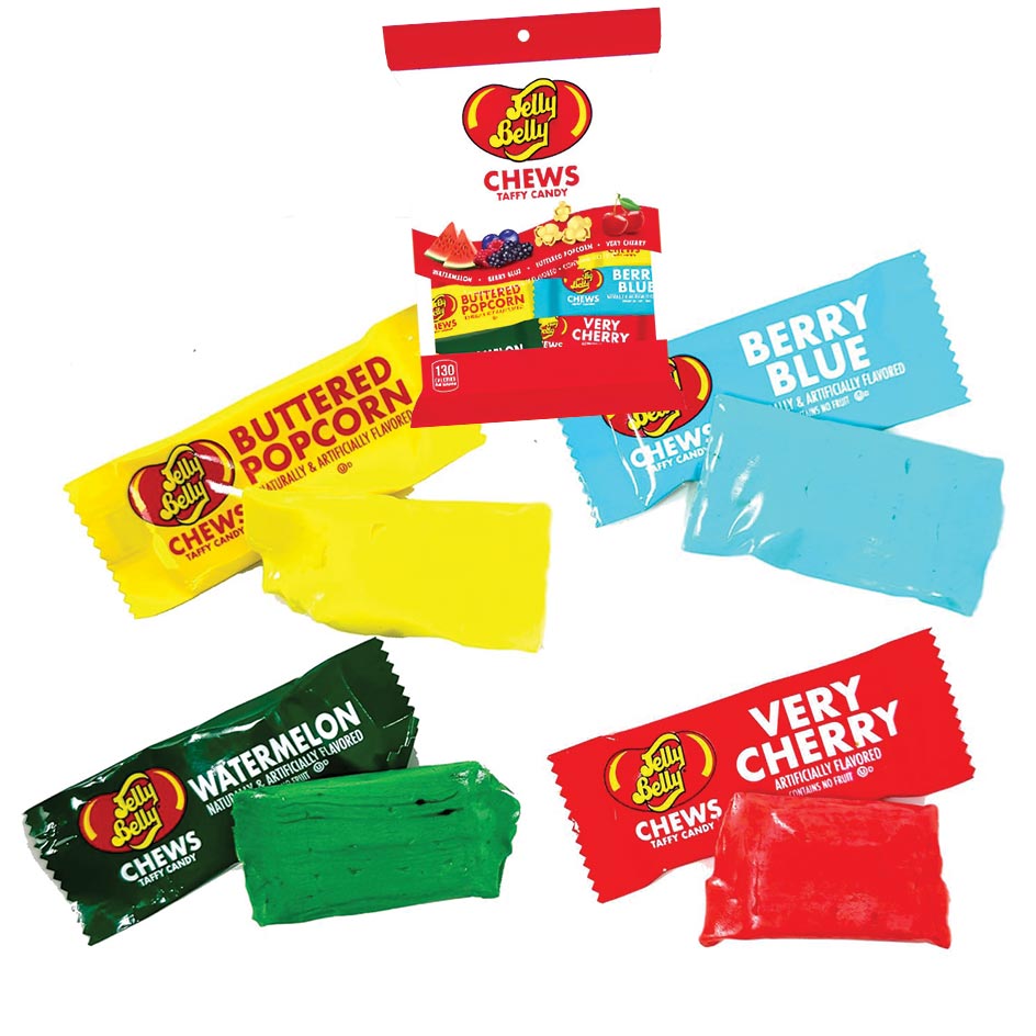 Jelly Belly Chews Taffy Candy 198g